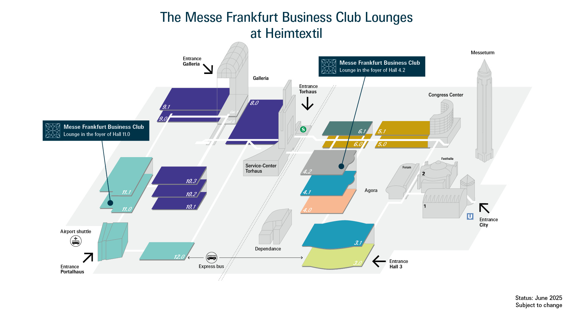Fairground Messe Frankfurt Business Club