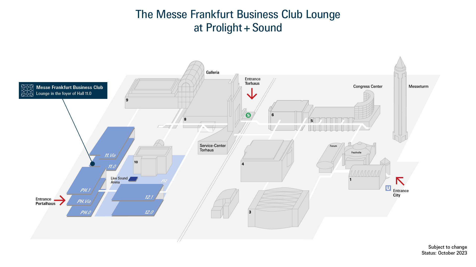 Plan of the Business Club Frankfurt